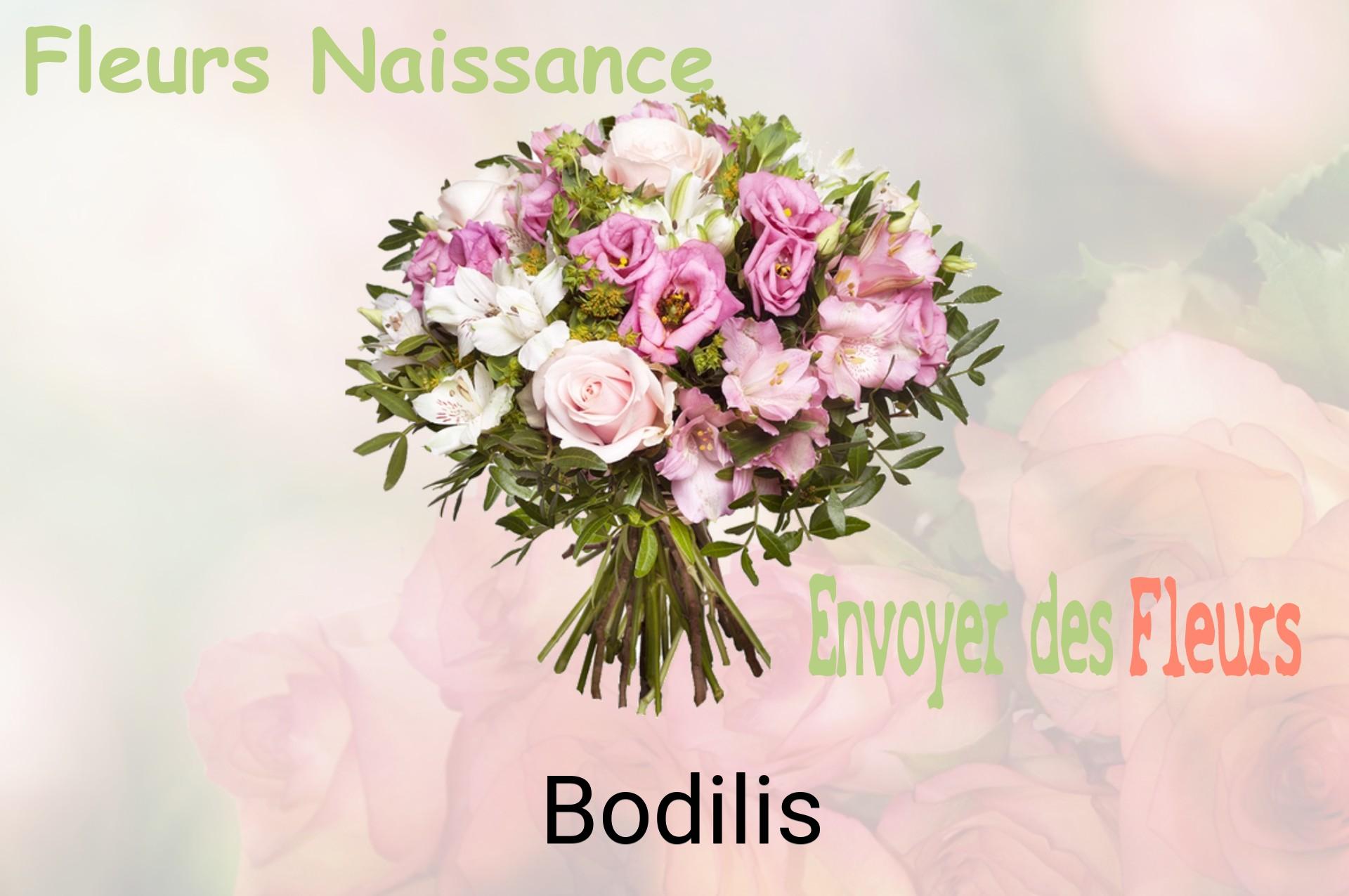 Bouquet de fleurs de naissance livré à Bodilis